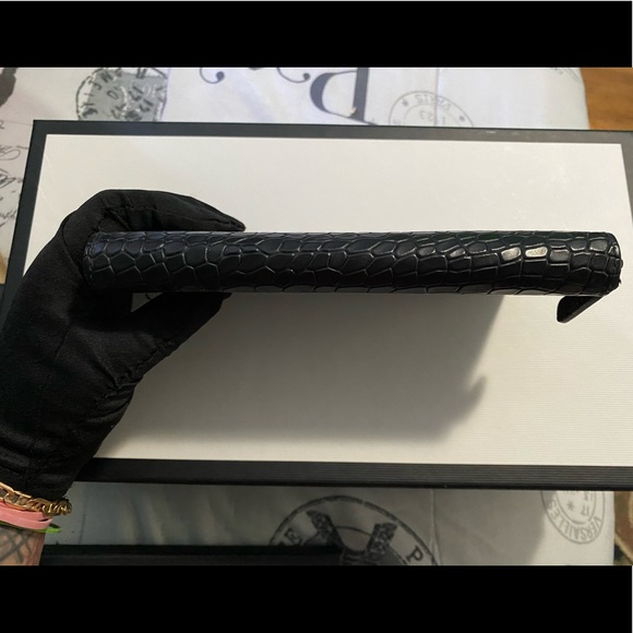 Jimmy choo croc zippy longwallet - Picture 7 of 11